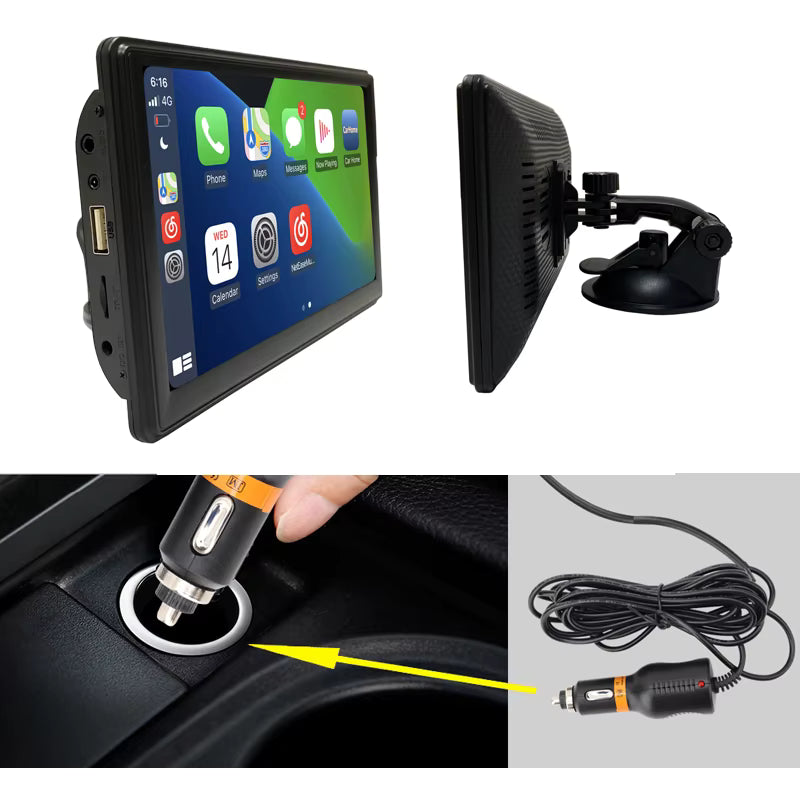 7 Inch Stereo Car-Play + Navigation screen HD1080